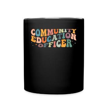 Groovy Community Education Officer Dienstleistunge - Tasse einfarbig - Schwarz - Vorne