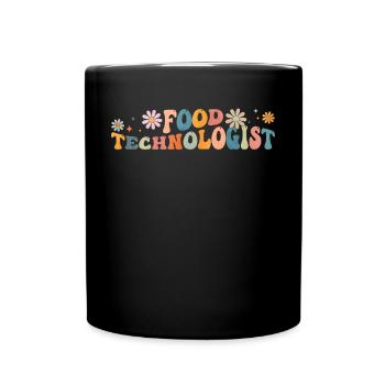 Groovy Food Technologist Technology - Full Colour Mug - black - Front