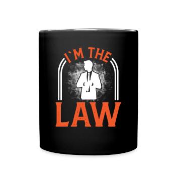 Lawyer at The Law Lawyer Public Prosecutor Lawyer - Full Colour Mug - black - Front