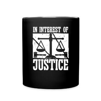 Avocat dans l’intérêt de la justice Avocat Avocat - Mug uni - noir - Devant