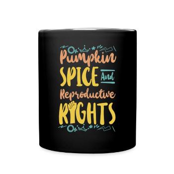 Épice de citrouille féministe - Mug uni - noir - Devant