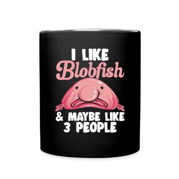 Blob fish - Full Colour Mug - black - Front