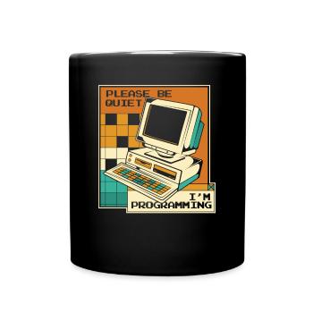 S’il vous plaît soyez silencieux Développeur d’ingénieurs logiciels - Mug uni - noir - Devant