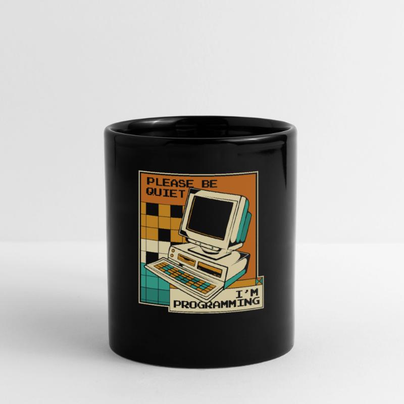 Please Be Quiet Software Engineer Developer Full Colour Mug