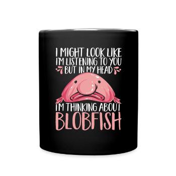 Blob fish - Full Colour Mug - black - Front