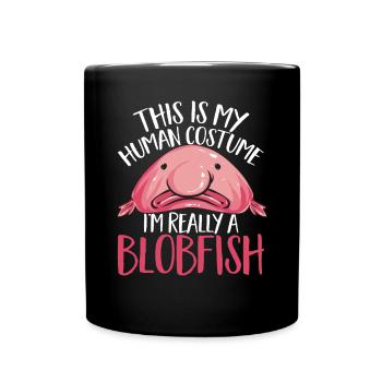 Blob fish - Full Colour Mug - black - Front