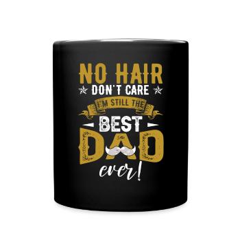 Bester Papa Papa Vatertag - Tasse einfarbig - Schwarz - Vorne