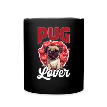 Pug Dog Breed Pet - Pug lover - Tasse einfarbig - Schwarz - Vorne