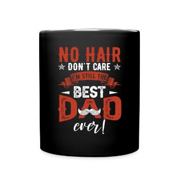 Bester Vater aller Zeiten Vatertag - Tasse einfarbig - Schwarz - Vorne