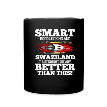 Swaziland - Mug uni - noir - Devant