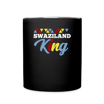 Swaziland - Mug uni - noir - Devant