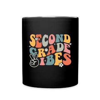 Zweite Klasse Rainbow Girls Jungen Lehrerteam 2. - Tasse einfarbig - Schwarz - Vorne