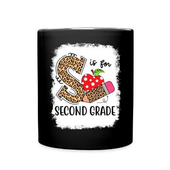Zweite Klasse Rainbow Girls Jungen Lehrerteam 2. - Tasse einfarbig - Schwarz - Vorne