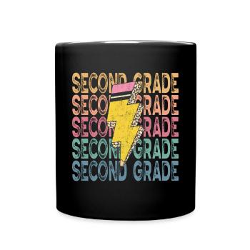Zweite Klasse Rainbow Girls Jungen Lehrerteam 2. - Tasse einfarbig - Schwarz - Vorne