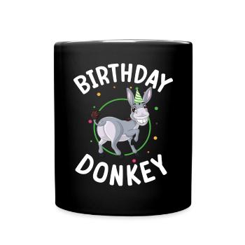 Donkey Lover Gifts - Tasse einfarbig - Schwarz - Vorne