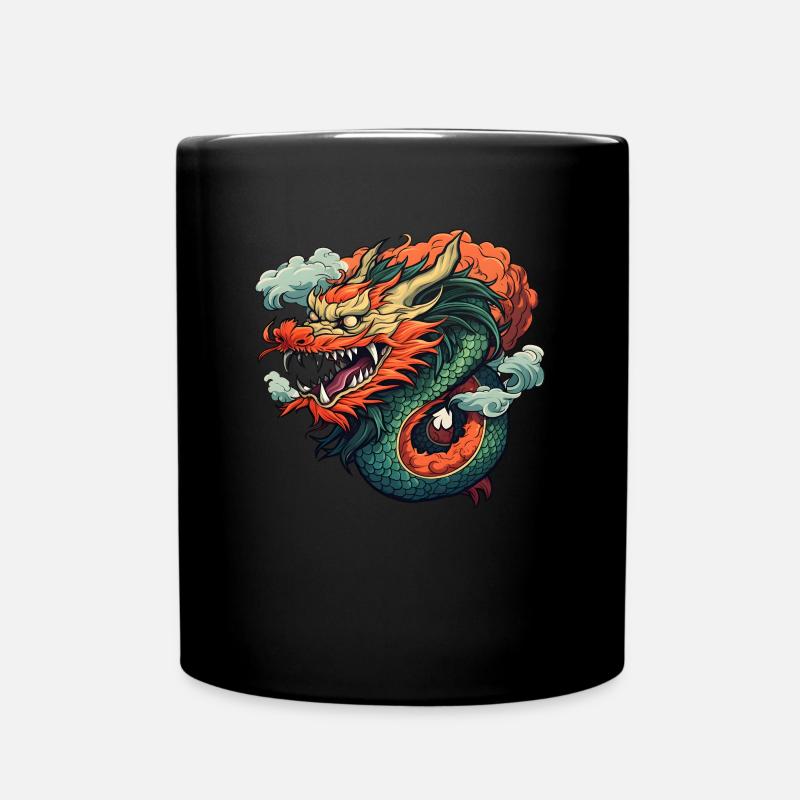 Dragon chinois - Mug uni - noir