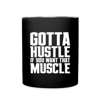 Je dois vous bousculer si vous voulez ce muscle - Mug uni - noir - Devant
