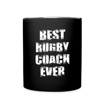 Bester Rugby Trainer aller Zeiten - Tasse einfarbig - Schwarz - Vorne