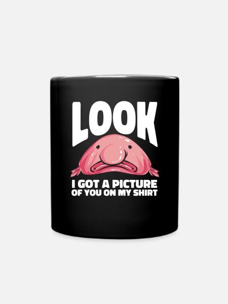 Blobfisch - Tasse einfarbig - Schwarz