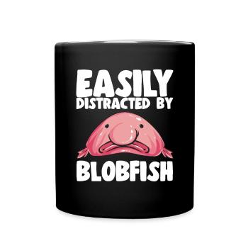 Blob fish - Full Colour Mug - black - Front