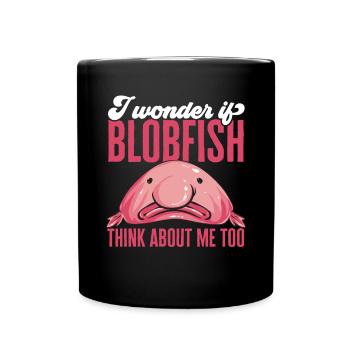 Blob fish - Full Colour Mug - black - Front