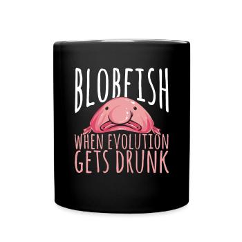 Blob fish - Full Colour Mug - black - Front