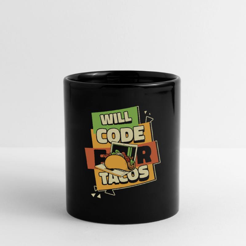 Will Code pour Tacos Développeur Codeur Programmeur Mug uni