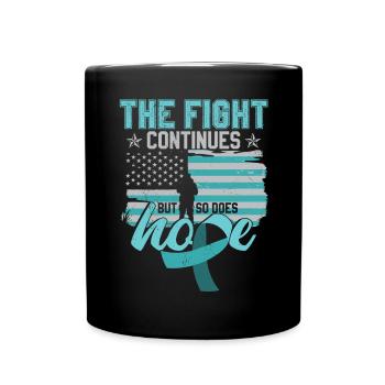 PTSD Fighter - Full Colour Mug - black - Front