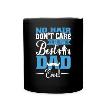 Bester Vater aller Zeiten Vaterwitz Vatertag - Tasse einfarbig - Schwarz - Vorne