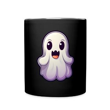Kawaii Geist - Tasse einfarbig - Schwarz - Vorne