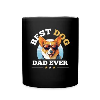 Pembroke Welsh Corgi - Meilleur père de chien de tous les temps - Mug uni - noir - Devant