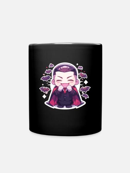 Vampir - Tasse einfarbig - Schwarz