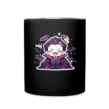Vampir - Tasse einfarbig - Schwarz - Vorne