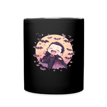 Vampir - Tasse einfarbig - Schwarz - Vorne