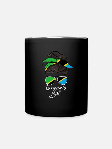 Tansania - Tasse einfarbig - Schwarz