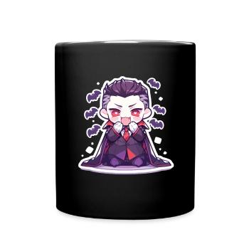 Vampir - Tasse einfarbig - Schwarz - Vorne