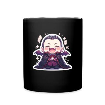 Vampir - Tasse einfarbig - Schwarz - Vorne