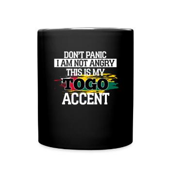 Togo - Tasse einfarbig - Schwarz - Vorne