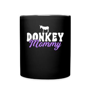 Cadeaux d’amoureux de l’âne - Mug uni - noir - Devant