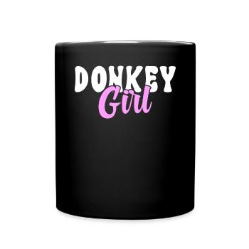 Cadeaux d’amoureux de l’âne - Mug uni - noir - Devant