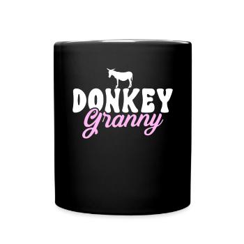 Cadeaux d’amoureux de l’âne - Mug uni - noir - Devant