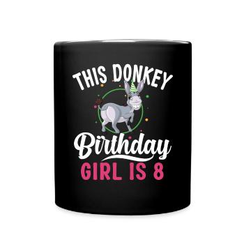 Cadeaux d’amoureux de l’âne - Mug uni - noir - Devant