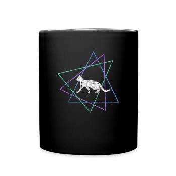 Chat - Mug uni - noir - Devant