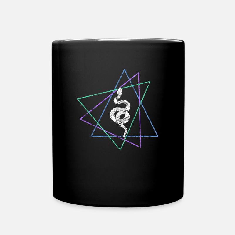Schlange - Tasse einfarbig - Schwarz