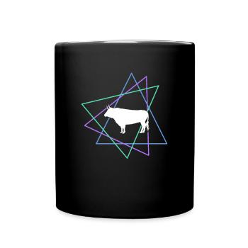 Cow - Full Colour Mug - black - Front