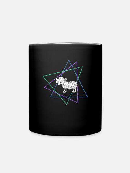 Schaf - Tasse einfarbig - Schwarz