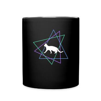 Chat - Mug uni - noir - Devant