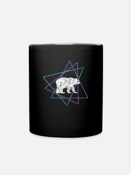Bär - Tasse einfarbig - Schwarz