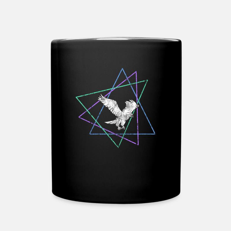 Adler - Tasse einfarbig - Schwarz