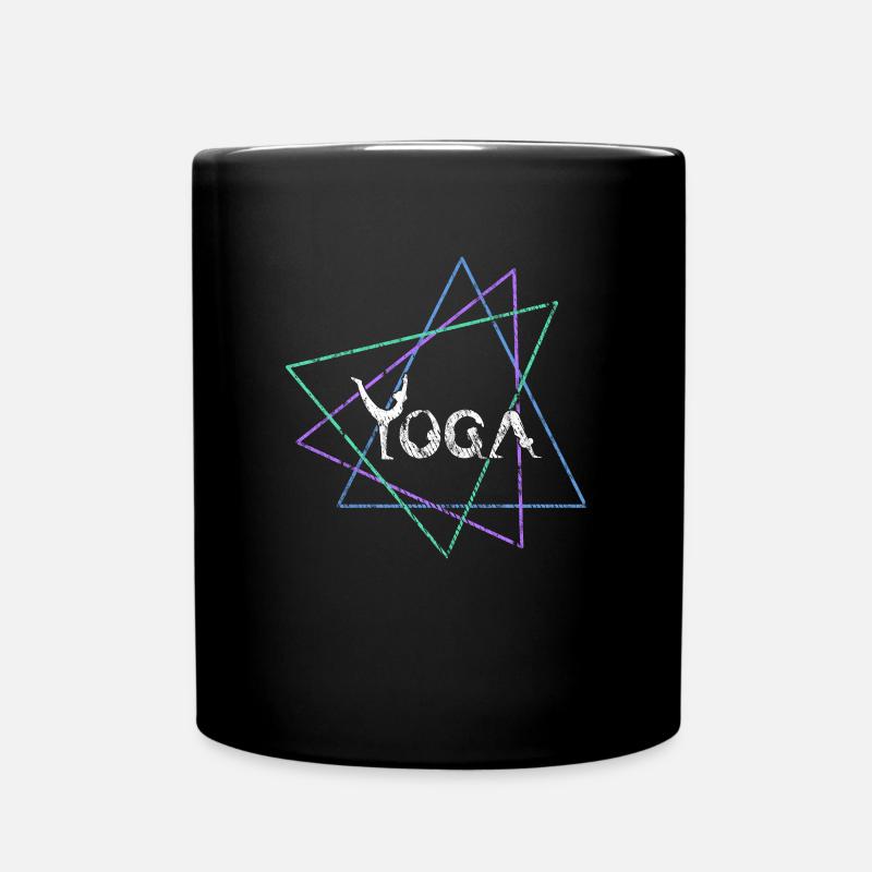Yoga - Tasse einfarbig - Schwarz